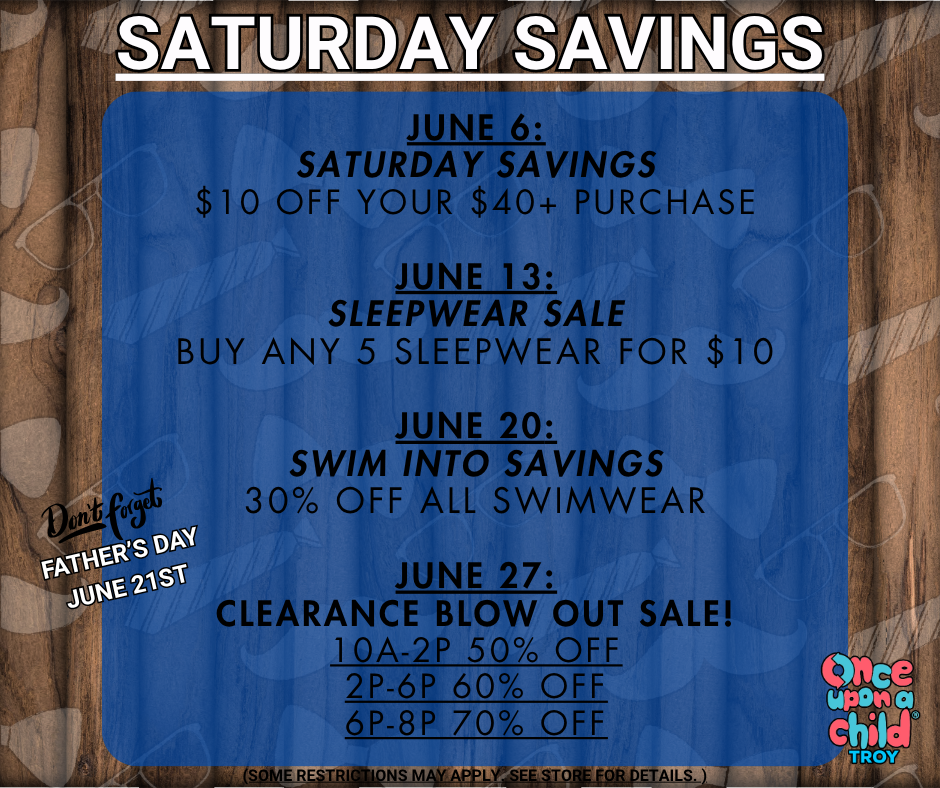 Saturday Savings